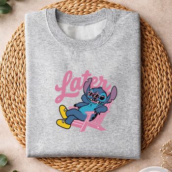 Alternative view of Last Day, Later Gator Funny Stitch Meme Teacher Kids Last Day SVG PNG