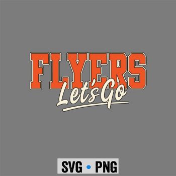 Hockey Flyers, Lets go Flyers Retro Vintage SVG PNG