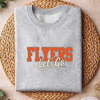 Alternative view of Hockey Flyers, Lets go Flyers Retro Vintage SVG PNG