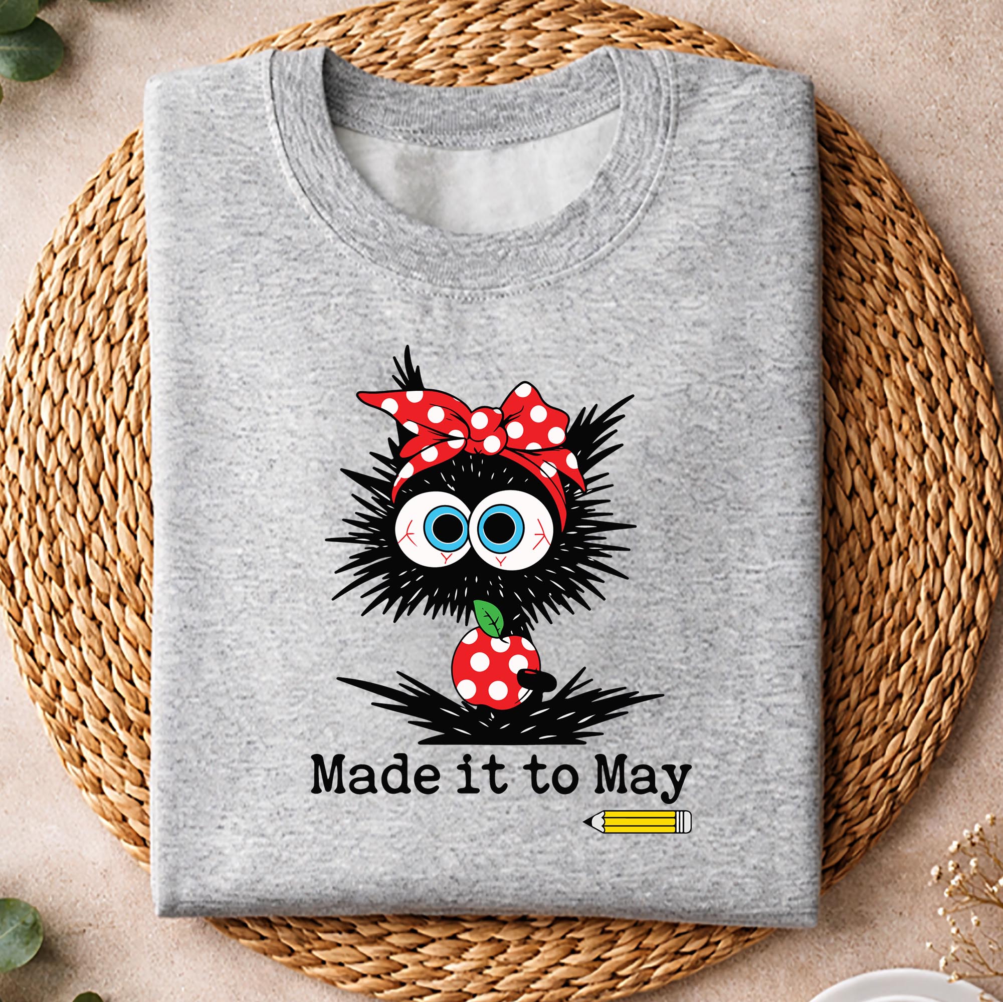 Black Cat Teacher SVG, Made it to May Black Cat Teacher SVG PNG 2 Black Cat Teacher SVG, Made it to May Black Cat Teacher SVG PNG - Image 2