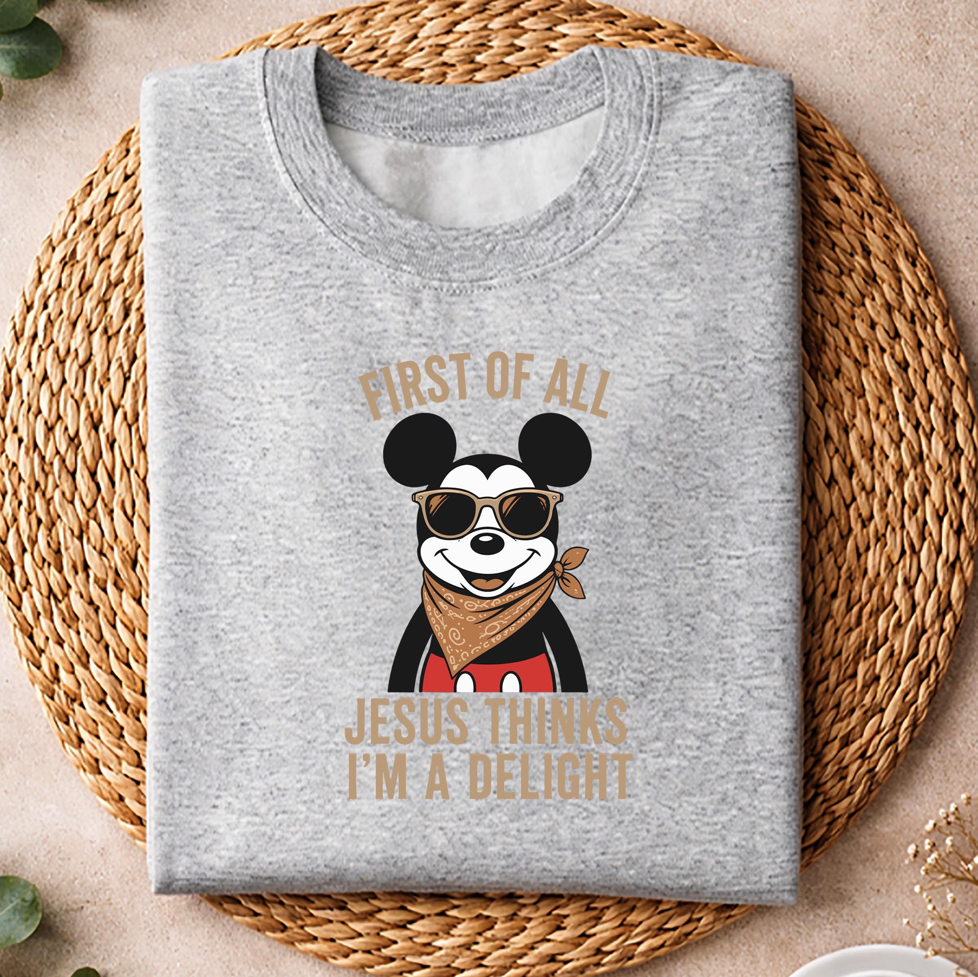Mickey Jesus Delight SVG, Mickey Christian First of All Jesus Thinks Im A Delight SVG PNG 2 Mickey Jesus Delight SVG, Mickey Christian First of All Jesus Thinks Im A Delight SVG PNG - Image 2