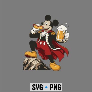 Mickey 4th of July SVG, Mickey Freedom Patriot Hot Dog Beer 4th of July SVG PNG