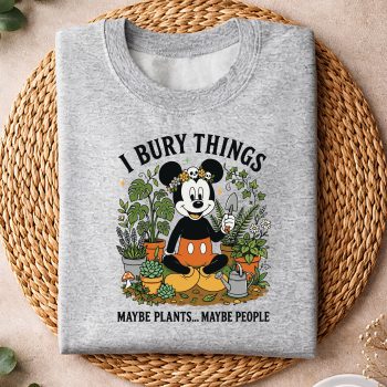 Alternative view of Mickey Garden SVG, Mickey Garden I Bury Things Maybe Plants Maybe People SVG PNG