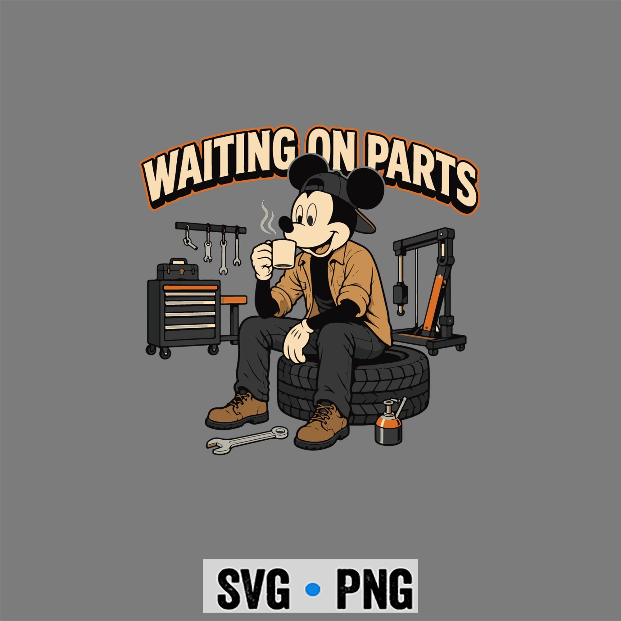 Mickey Mechanic SVG, Mickey Mechanic Auto Repair Waiting on Parts Car Technician SVG PNG 1 Mickey Mechanic SVG, Mickey Mechanic Auto Repair Waiting on Parts Car Technician SVG PNG