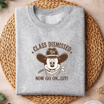 Alternative view of Mickey Mouse Last Day SVG, Mickey Mouse Class Dismissed Now Go On Git Teacher End of Year SVG PNG