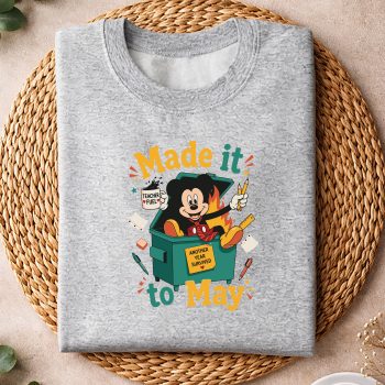 Alternative view of Mickey Last Day SVG, Mickey Mouse Made It to May Dumpster Teacher Last Day of School SVG PNG
