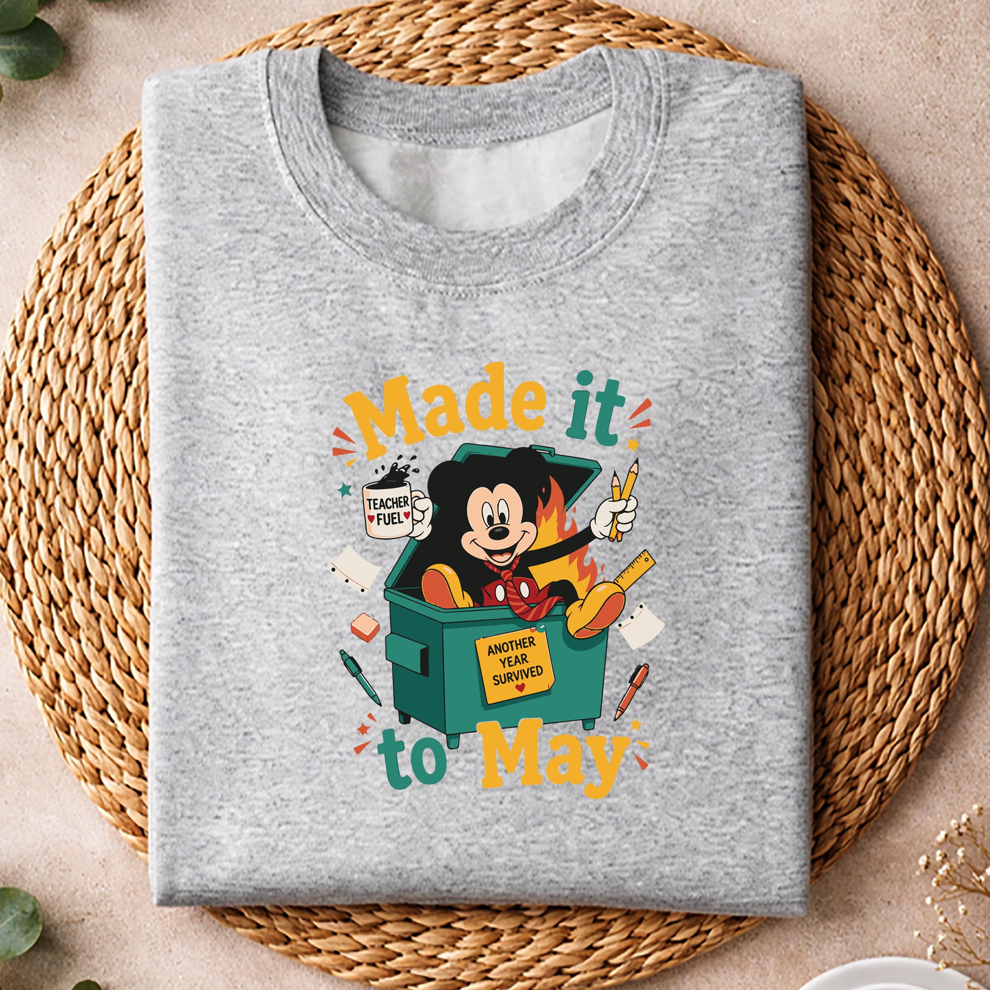 Mickey Last Day SVG, Mickey Mouse Made It to May Dumpster Teacher Last Day of School SVG PNG 2 Mickey Last Day SVG, Mickey Mouse Made It to May Dumpster Teacher Last Day of School SVG PNG - Image 2