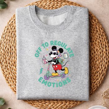 Alternative view of Mickey Mouse Mental Health SVG, Mickey Mouse Mental Health Off to Regulate Emotions SVG PNG