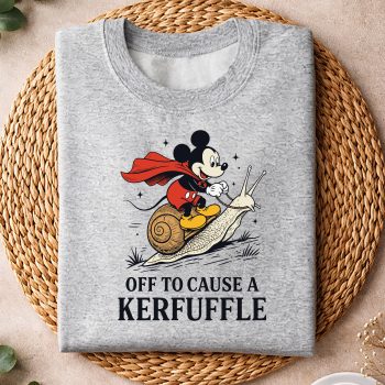 Alternative view of Mickey Kerfuffle SVG, Mickey Mouse Off to Cause A Kerfuffle Funny Meme SVG PNG