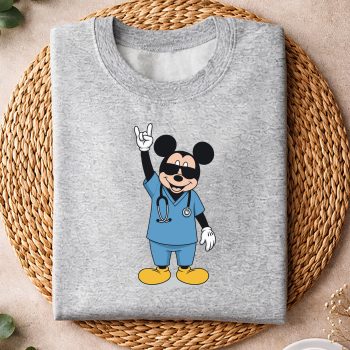 Alternative view of Mickey Nurse SVG, Mickey Nurse Week Appreciation Funny Nurse SVG PNG