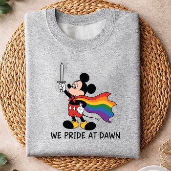 MickeyWePrideAtDawnFunnyLGBTSupportPrideMonthsweater