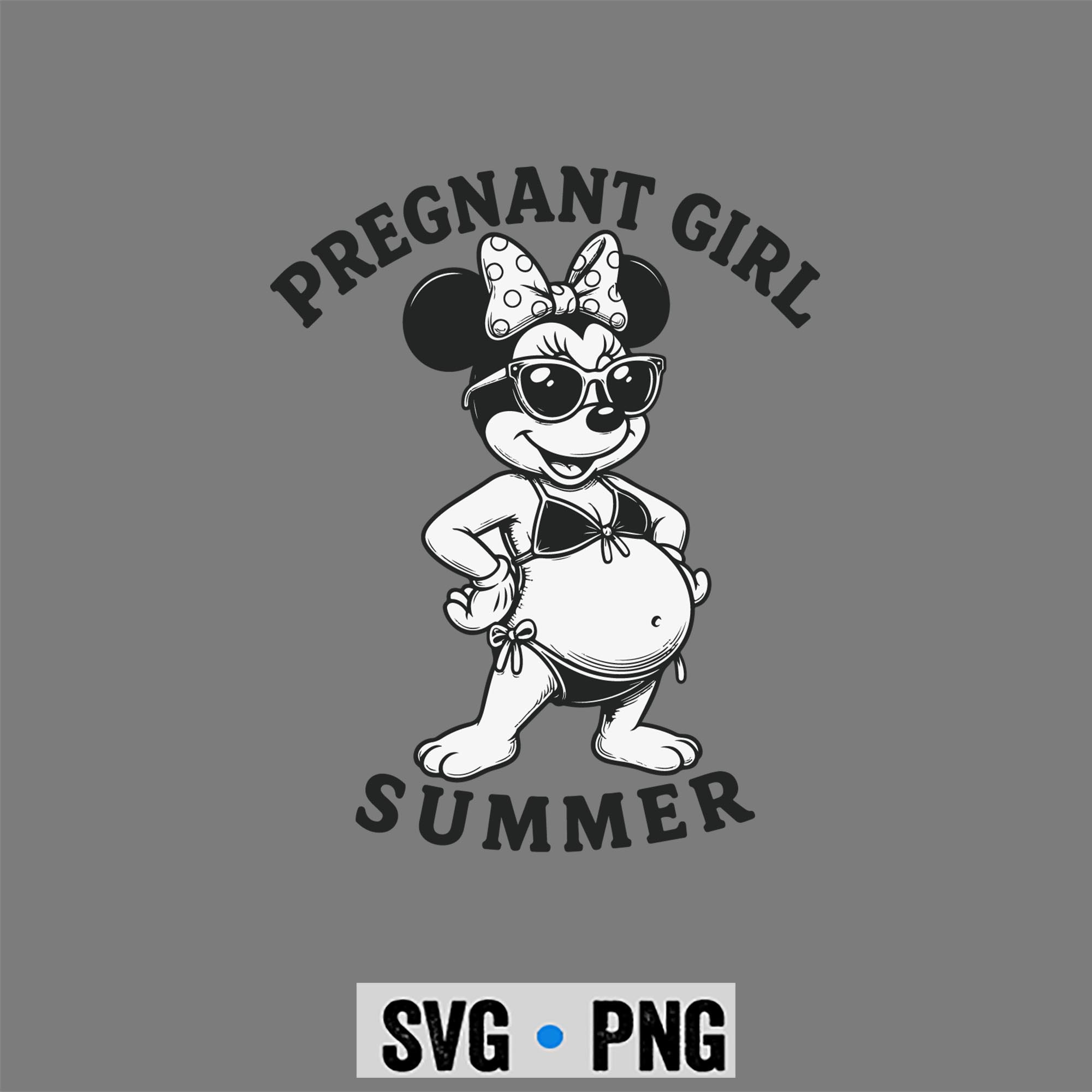 Minnie Pregnant SVG, Minnie Pregnant Girl Summer Funny Pregnancy SVG PNG 1 Minnie Pregnant SVG, Minnie Pregnant Girl Summer Funny Pregnancy SVG PNG