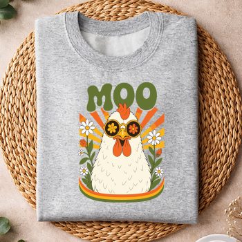 Alternative view of Moo Chicken Farm SVG, Moo Chicken Farm Animal SVG PNG