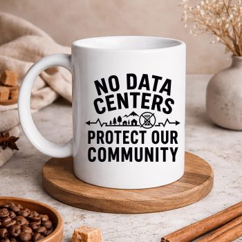 No Data Centers SVG, No Data Centers Protect Our Community Retro SVG PNG 5 NoDataCentersProtectOurCommunityRetromug