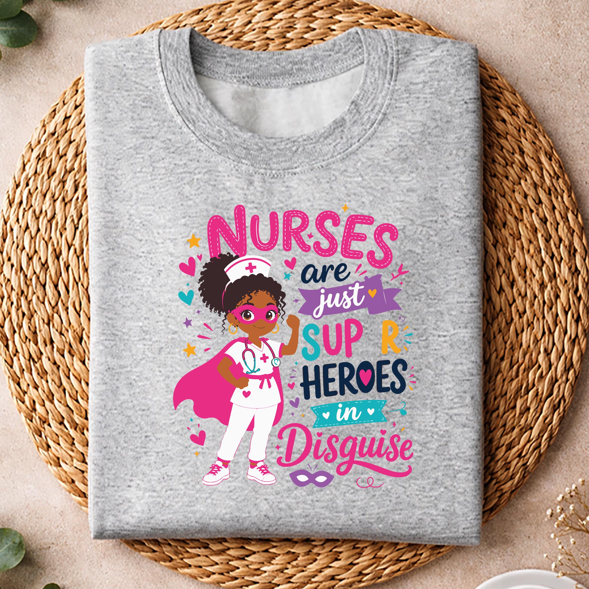 Nursing, Nurses are Just Superheroes in Disguise Black Nurse SVG PNG 2 Nursing, Nurses are Just Superheroes in Disguise Black Nurse SVG PNG - Image 2