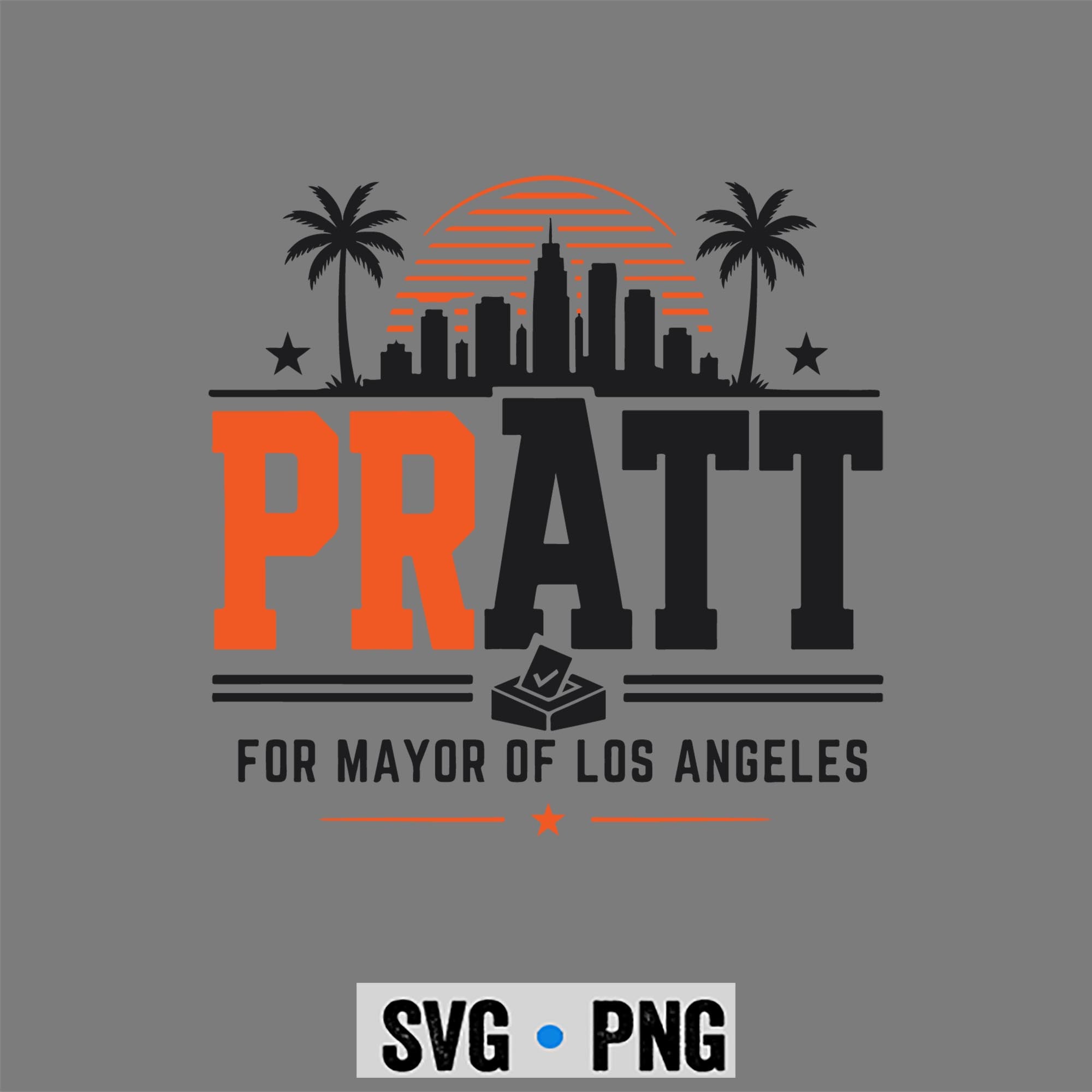Pratt Mayor SVG, Pratt for Mayor of Los Angeles SVG PNG 1 Pratt Mayor SVG, Pratt for Mayor of Los Angeles SVG PNG