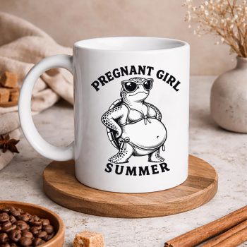 Turtle Pregnant SVG, Pregnant Girl Summer Turtle Funny Pregnancy SVG PNG 5 PregnantGirlSummerTurtleFunnyPregnancymug