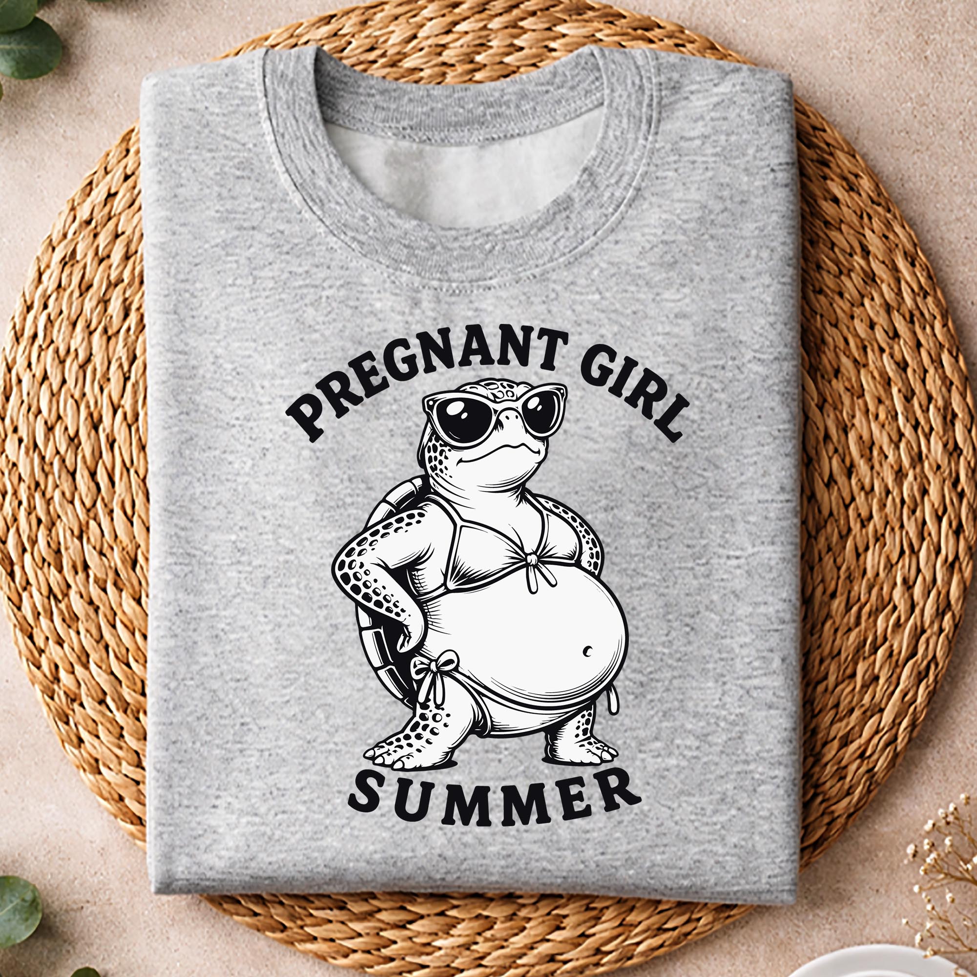 Turtle Pregnant SVG, Pregnant Girl Summer Turtle Funny Pregnancy SVG PNG 2 Turtle Pregnant SVG, Pregnant Girl Summer Turtle Funny Pregnancy SVG PNG - Image 2