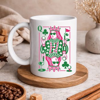 Queen of Clubs Golf SVG, Queen of Clubs Golf Funny Golfer Playing Card Golf Lover SVG PNG 5 QueenofClubsGolfFunnyGolferPlayingCardGolfLovermug