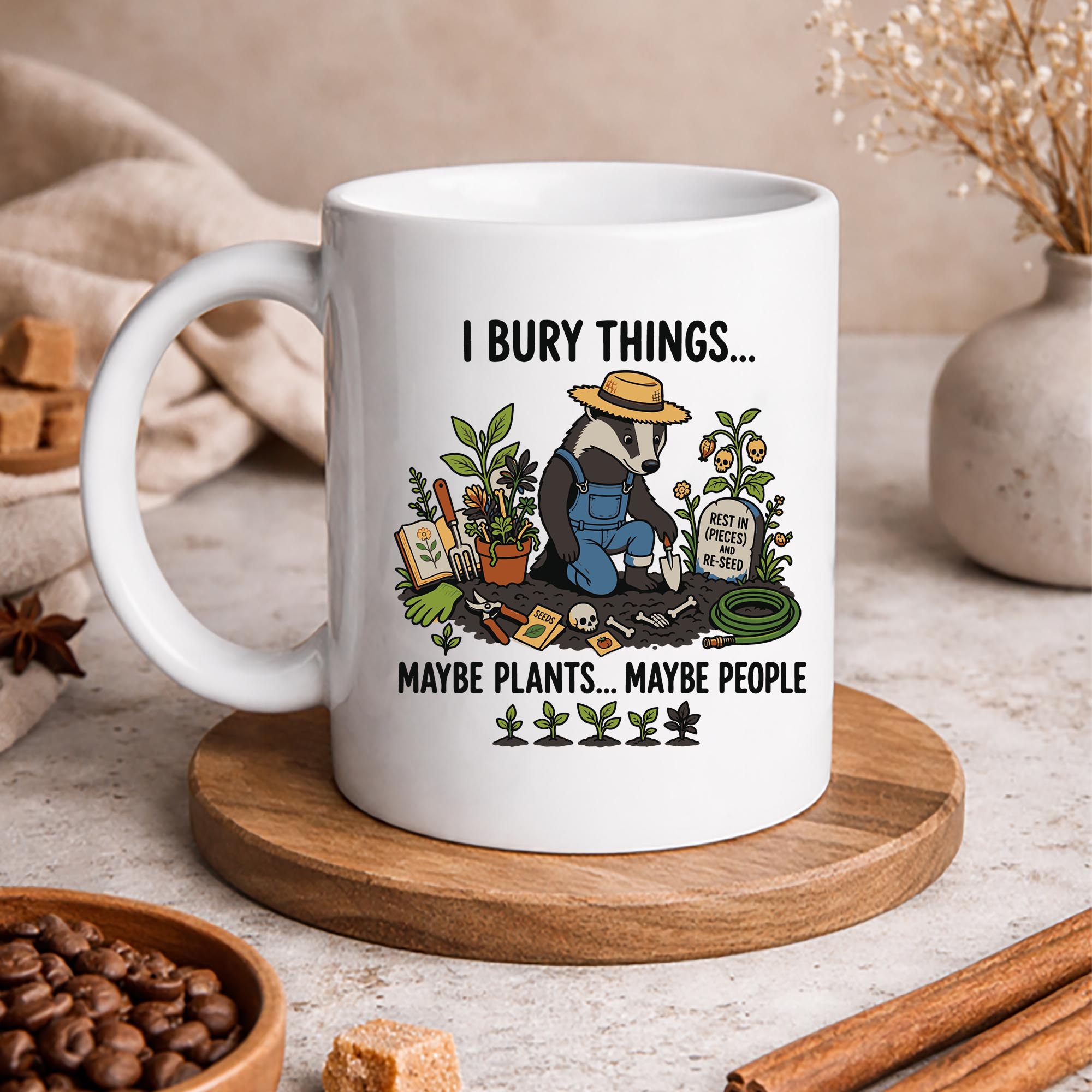 Gardening, Raccoon Garden I Bury Things Maybe Plants SVG PNG 3 Gardening, Raccoon Garden I Bury Things Maybe Plants SVG PNG - Image 3