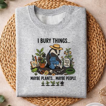Alternative view of Gardening, Raccoon Garden I Bury Things Maybe Plants SVG PNG