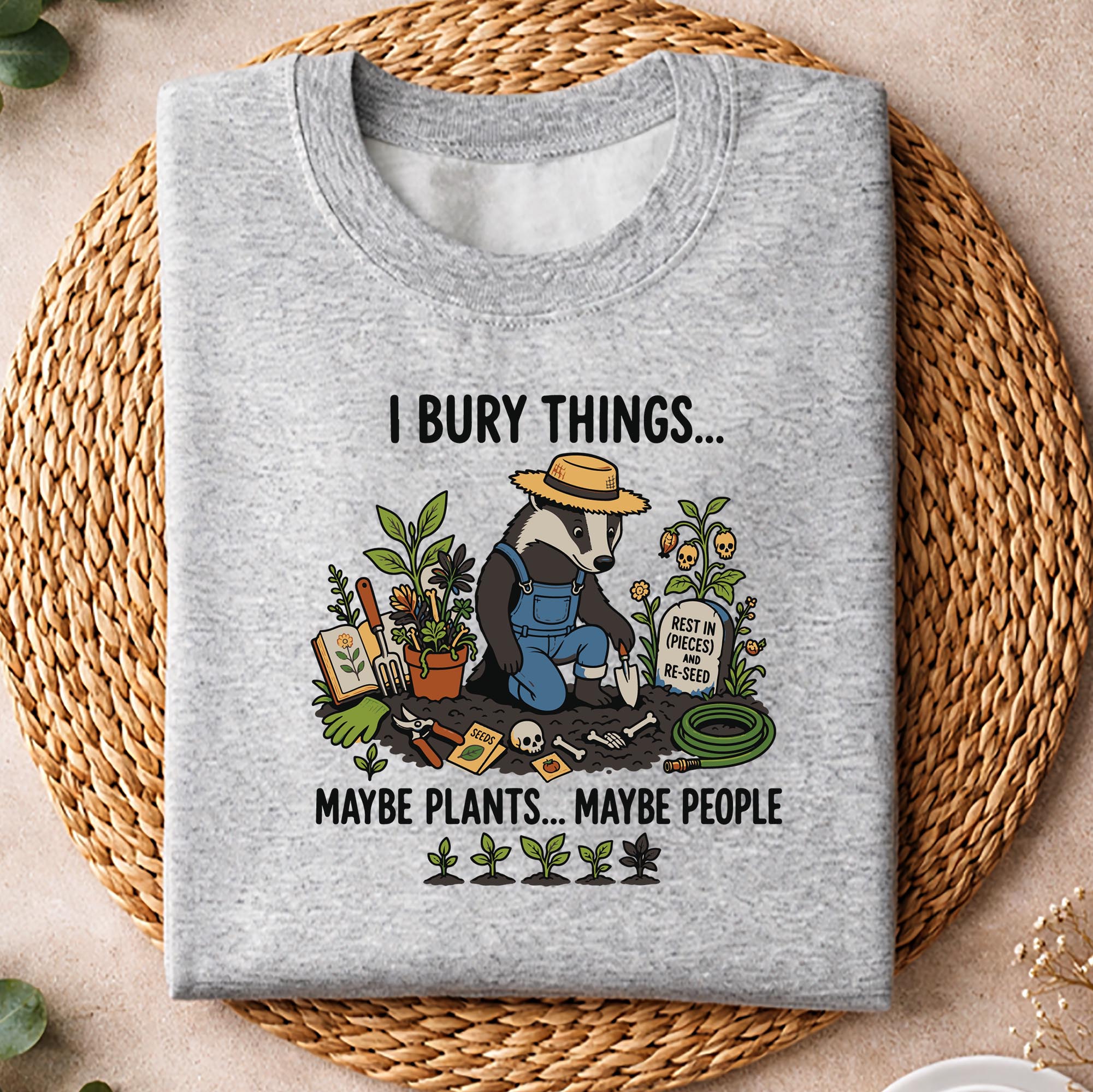 Gardening, Raccoon Garden I Bury Things Maybe Plants SVG PNG 2 Gardening, Raccoon Garden I Bury Things Maybe Plants SVG PNG - Image 2