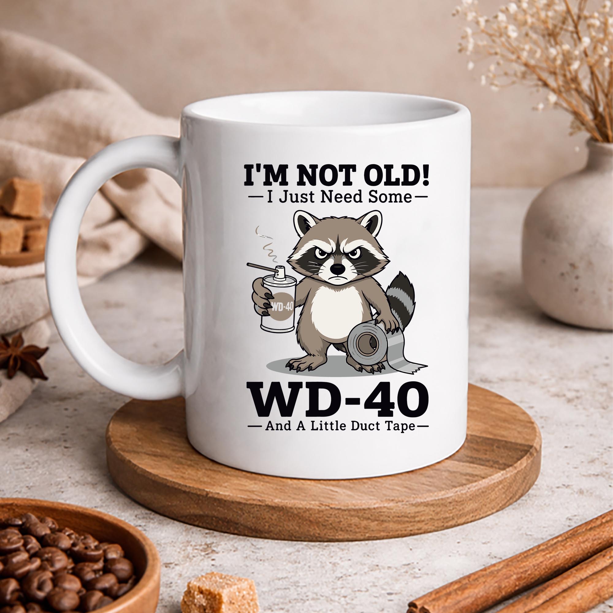 Raccoon WD40 SVG, Raccoon Im Not Old I Just Need Some WD40 and A Little Duct Tape SVG PNG 3 Raccoon WD40 SVG, Raccoon Im Not Old I Just Need Some WD40 and A Little Duct Tape SVG PNG - Image 3