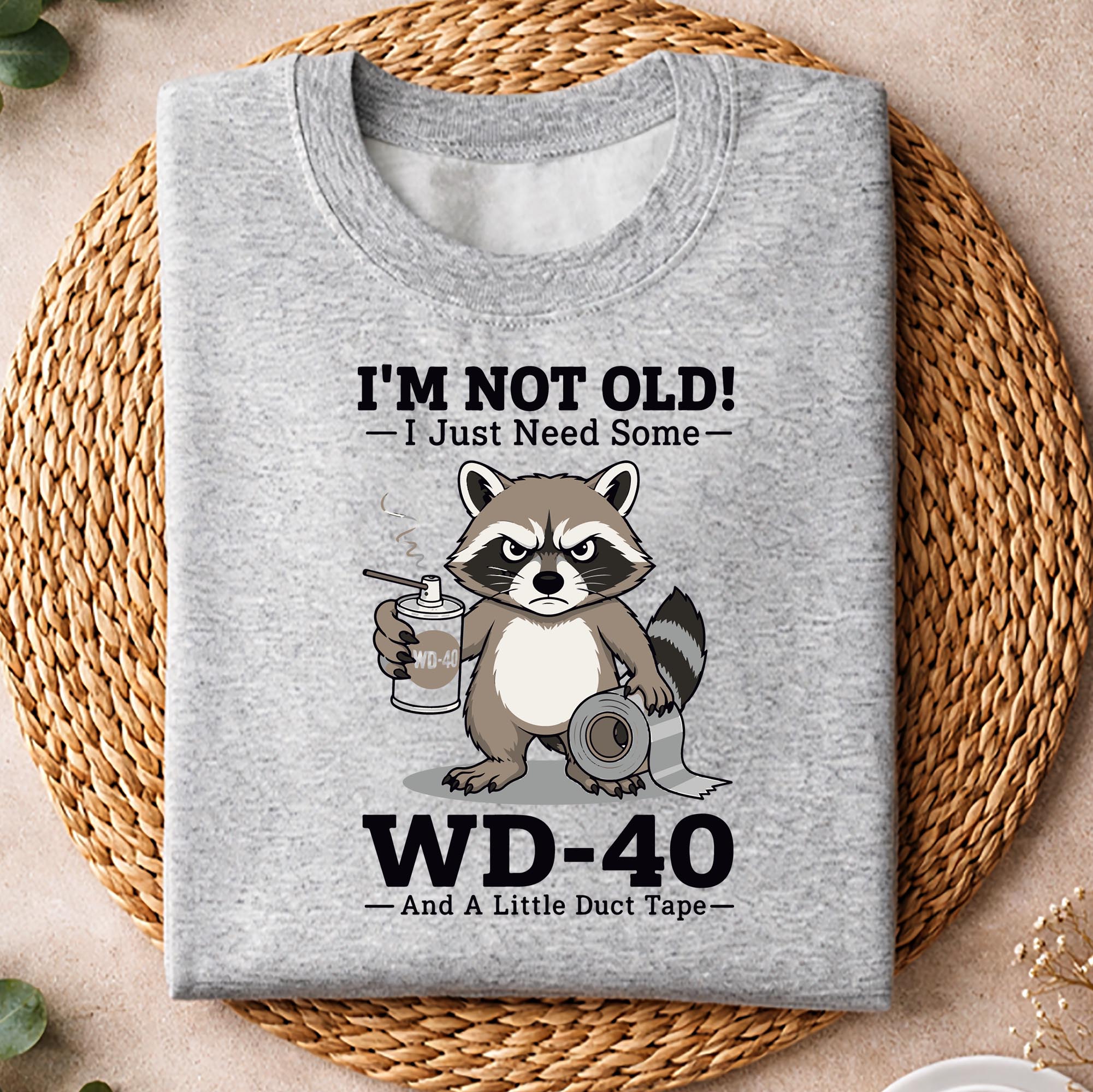 Raccoon WD40 SVG, Raccoon Im Not Old I Just Need Some WD40 and A Little Duct Tape SVG PNG 2 Raccoon WD40 SVG, Raccoon Im Not Old I Just Need Some WD40 and A Little Duct Tape SVG PNG - Image 2