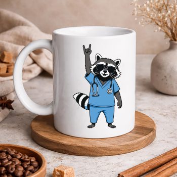 Raccoon Nurse, Raccoon Nurse Week Appreciation Funny Nurse SVG PNG 5 RaccoonNurseWeekAppreciationFunnyNursemug