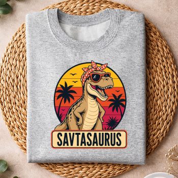 Alternative view of Savta Sarus Mothers Day SVG, SAVTA SARUS Retro Sunset Mothers Day SVG PNG
