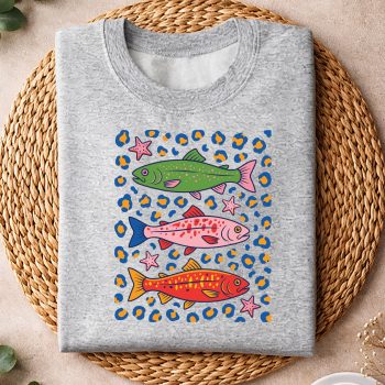 Alternative view of Fish SVG, Sardines Tinned Fish Leopard SVG PNG