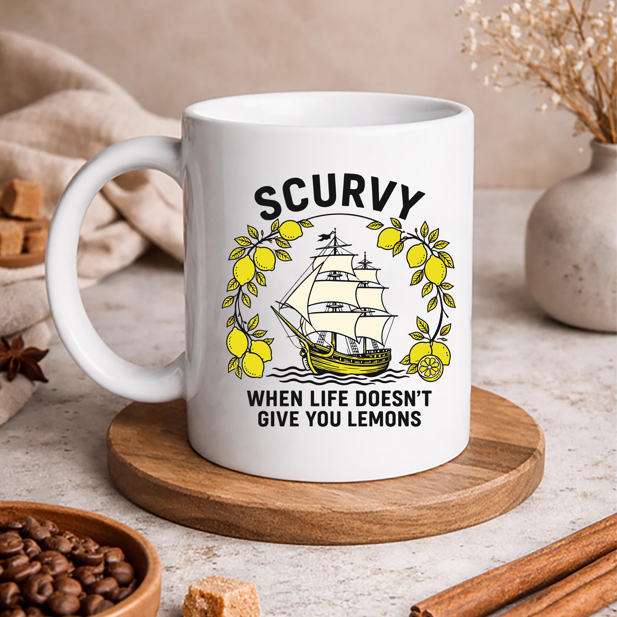 Scurvy Life Lemons SVG, Scurvy When Life Does Not Give Lemons Funny Nautical SVG PNG 3 Scurvy Life Lemons SVG, Scurvy When Life Does Not Give Lemons Funny Nautical SVG PNG - Image 3