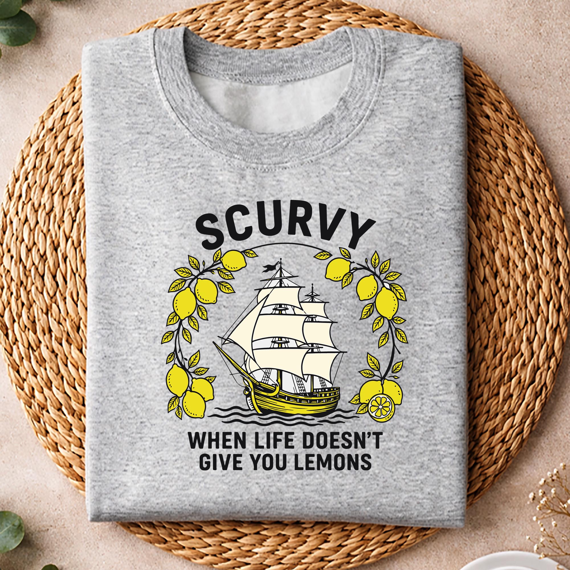 Scurvy Life Lemons SVG, Scurvy When Life Does Not Give Lemons Funny Nautical SVG PNG 2 Scurvy Life Lemons SVG, Scurvy When Life Does Not Give Lemons Funny Nautical SVG PNG - Image 2