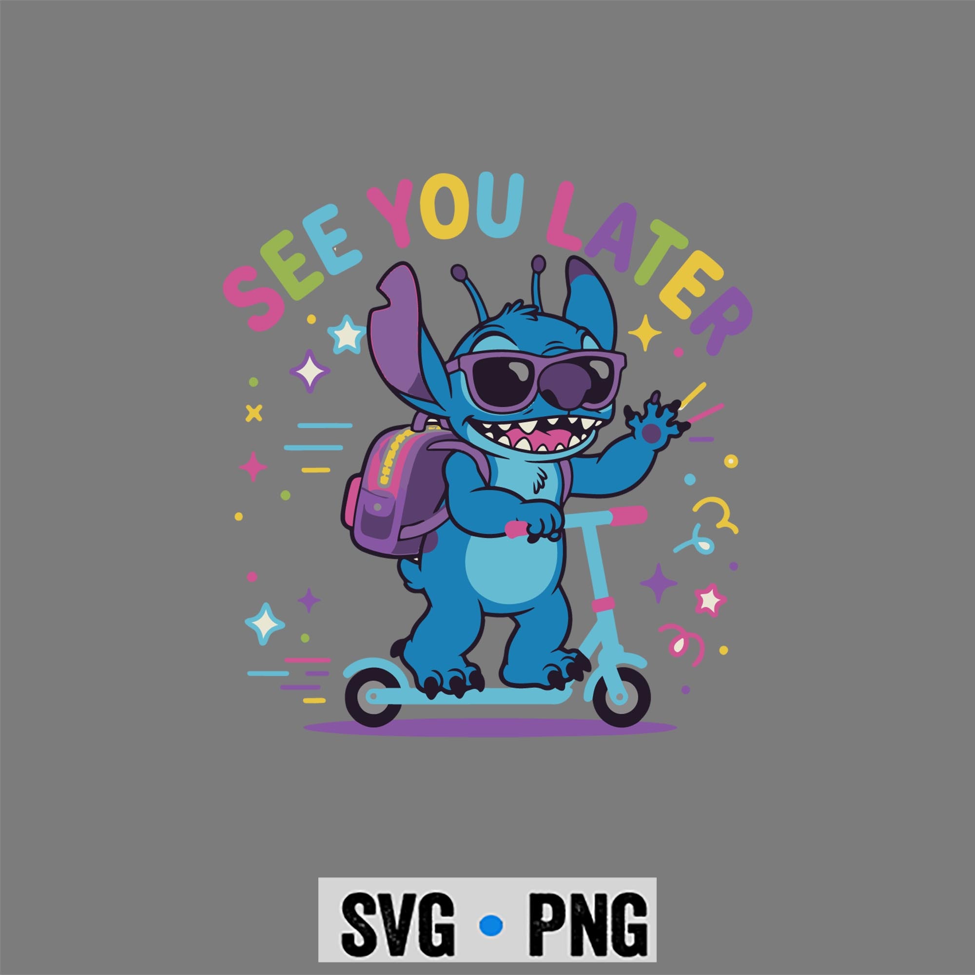 Last Day, See You Later Stitch Cute Later Gator Last Day of School SVG PNG 1 Last Day, See You Later Stitch Cute Later Gator Last Day of School SVG PNG