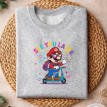 Alternative view of Last Day, See You Later Super Mario Cute Later Gator Last Day of School SVG PNG