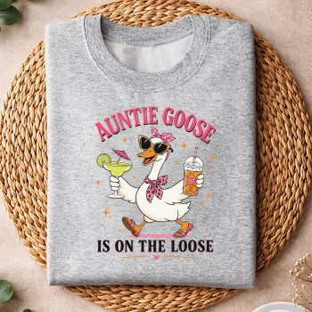 Alternative view of Silly Auntie Goose SVG, Silly Goose for Women Auntie Goose is On The Loose SVG PNG