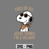 Snoopy Jesus Delight SVG, Snoopy Christian First of All Jesus Thinks Im A Delight SVG PNG 7 SnoopyChristianFirstofAllJesusThinksImADelight