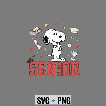 Snoopy Graduation 2026 SVG, Snoopy Graduation Senior 2026 Grad SVG PNG