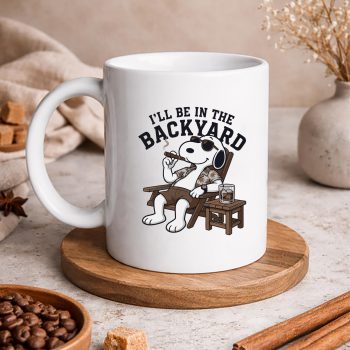 Snoopy Cigar, Snoopy I Will Be in The Backyard Cigar SVG PNG 5 SnoopyIWillBeinTheBackyardCigarmug