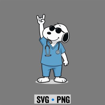 Snoopy Nurse SVG, Snoopy Nurse Week Appreciation Funny Nurse SVG PNG