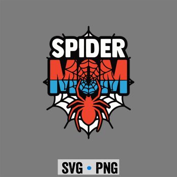 Spider Mom SVG, Spider Mom Family Matching Funny Mothers Day Mommy SVG PNG