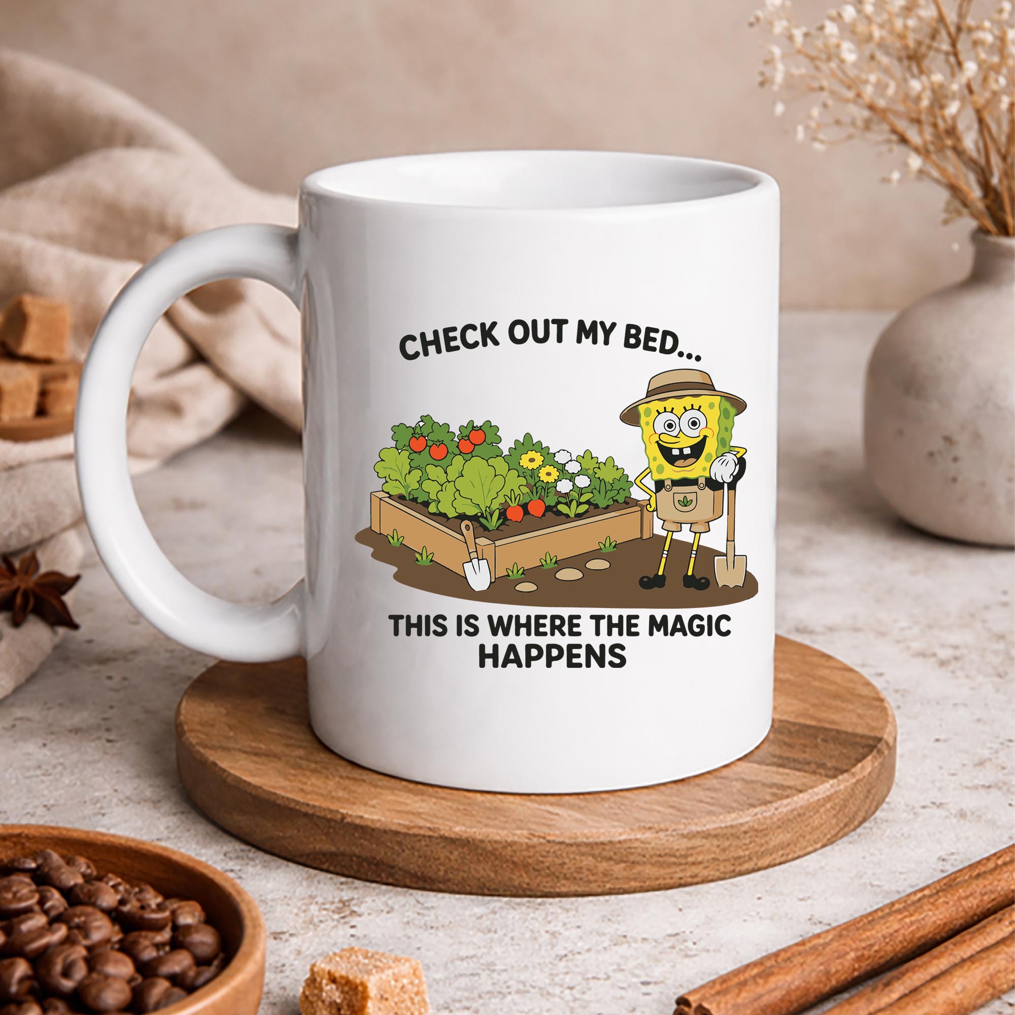 Spongebob Gardening SVG, Spongebob Check Out My Bed This Where The Magic Happens Gardener SVG PNG 3 Spongebob Gardening SVG, Spongebob Check Out My Bed This Where The Magic Happens Gardener SVG PNG - Image 3