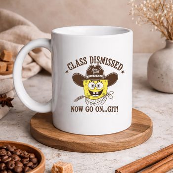 Spongebob Last Day SVG, Spongebob Class Dismissed Now Go On Git Teacher End of Year SVG PNG 5 SpongebobClassDismissedNowGoOnGitTeacherEndofYearmug