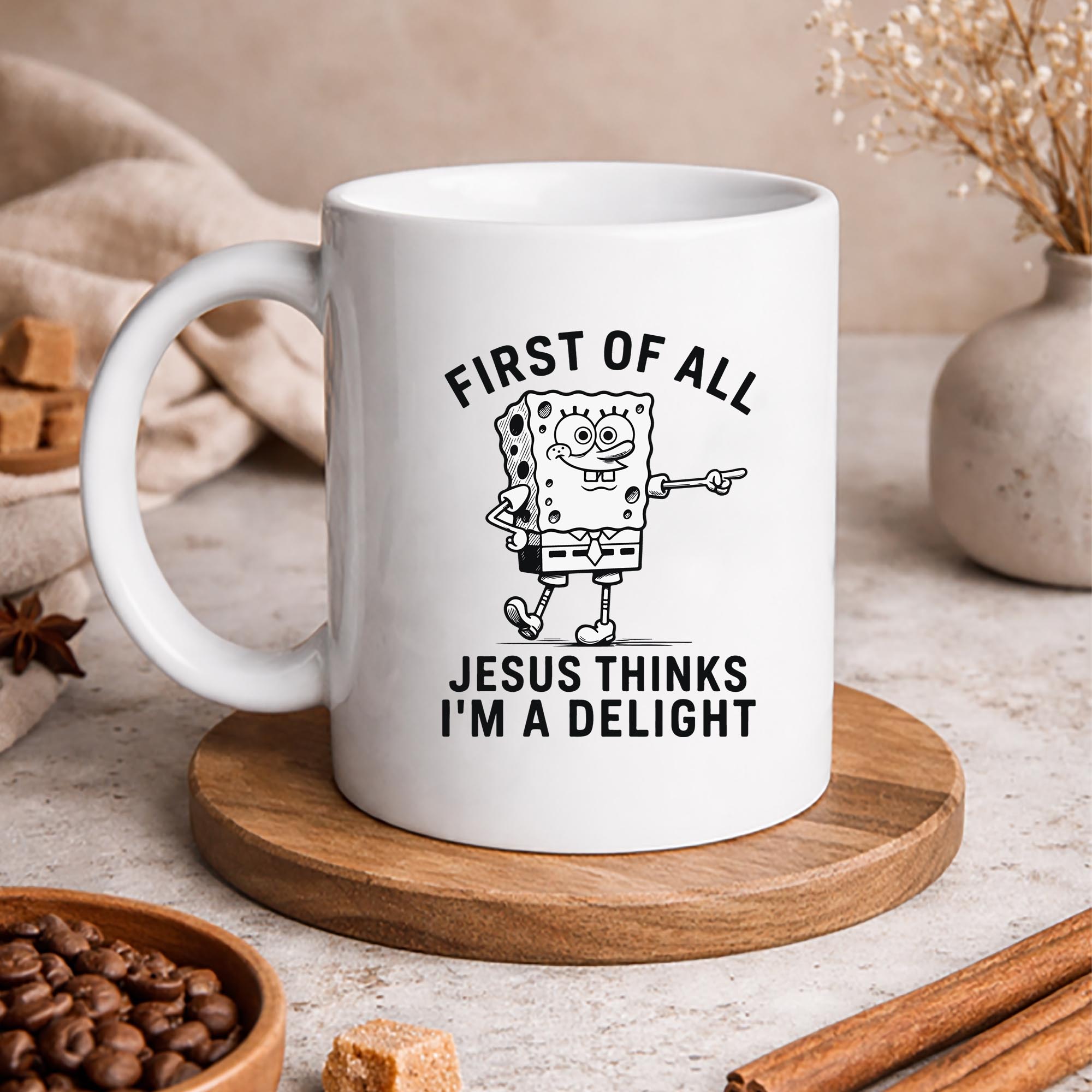 Spongebob Jesus Delight SVG, Spongebob First of All Jesus Thinks Im A Delight SVG PNG 3 Spongebob Jesus Delight SVG, Spongebob First of All Jesus Thinks Im A Delight SVG PNG - Image 3