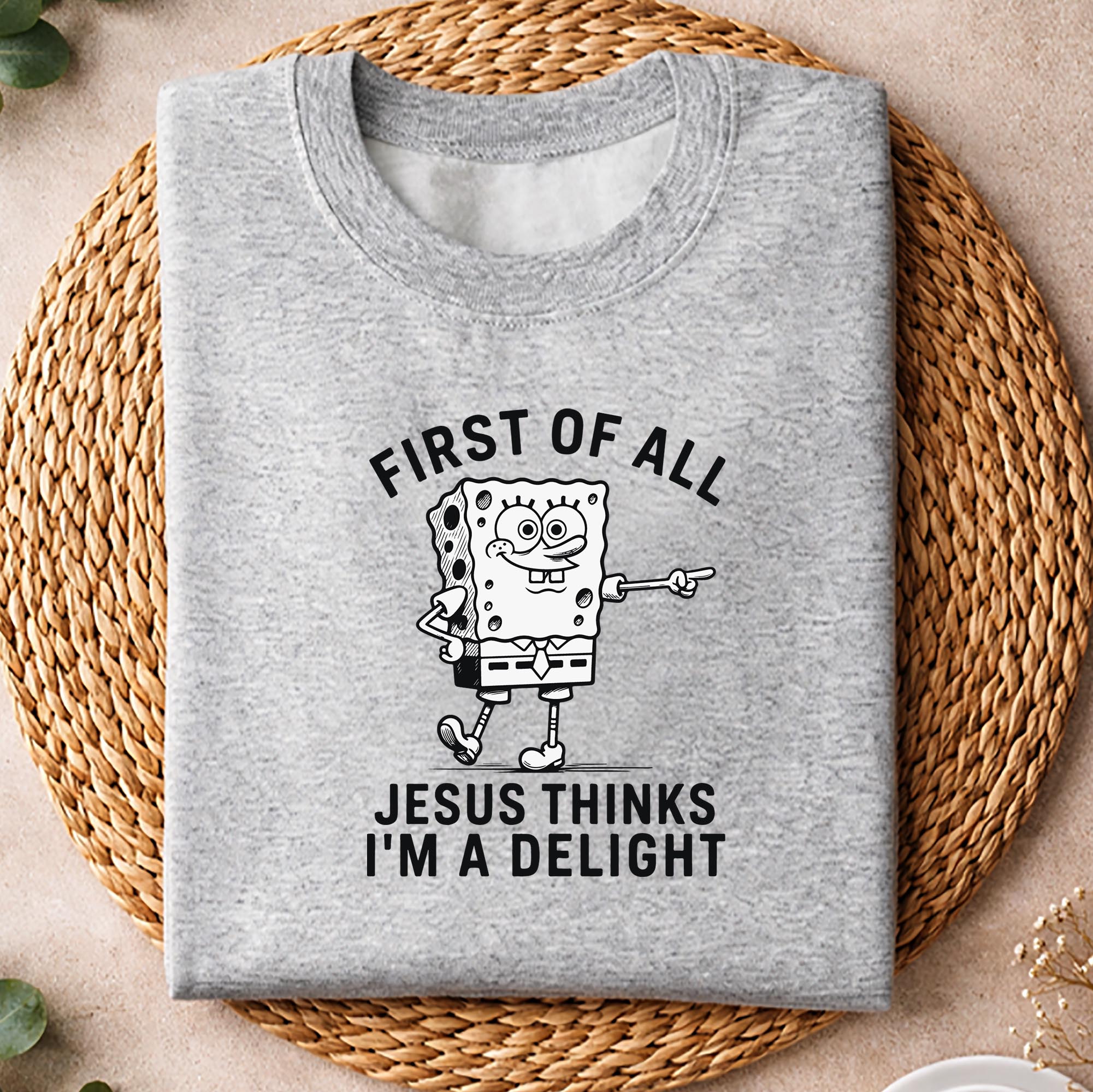 Spongebob Jesus Delight SVG, Spongebob First of All Jesus Thinks Im A Delight SVG PNG 2 Spongebob Jesus Delight SVG, Spongebob First of All Jesus Thinks Im A Delight SVG PNG - Image 2