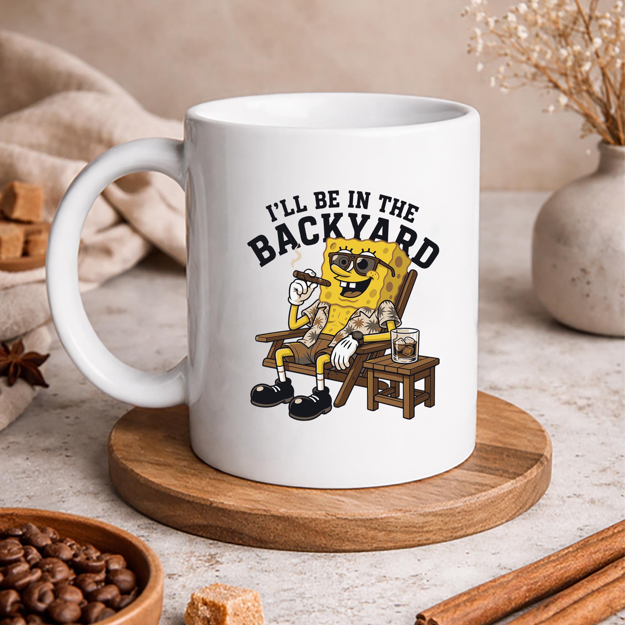 Spongebob Cigar, Spongebob I Will Be in The Backyard Cigar SVG PNG 3 Spongebob Cigar, Spongebob I Will Be in The Backyard Cigar SVG PNG - Image 3