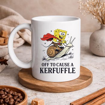 SpongebobOfftoCauseAKerfuffleFunnyMememug
