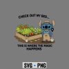 Stitch Gardening SVG, Stitch Check Out My Bed This Where The Magic Happens Gardener SVG PNG 6 StitchCheckOutMyBedThisWhereTheMagicHappensGardener