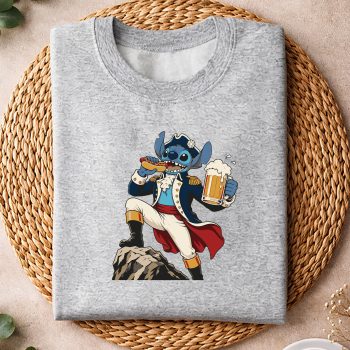 Alternative view of Stitch 4th of July SVG, Stitch Freedom Patriot Hot Dog Beer 4th of July SVG PNG