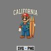 Mario California SVG, Super Mario California Retro Surfing California Beach Sunset Summer SVG PNG 6 SuperMarioCaliforniaRetroSurfingCaliforniaBeachSunsetSummer